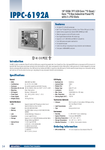 �������: ��������� �������� �� ������������ ��������� Advantech IPPC-6192A (ENG)