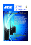 �������: ��������� �������� �� ������������ Alinco DJ-VX11, DJ-VX41 (ENG)