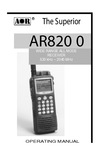 �������: �������� ���������� �� �������� AOR AR-8200 mk3 (ENG)
