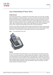 �������: ��������� �������� �� IP-������� Cisco 7921G (ENG)
