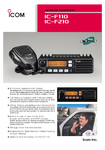 �������: ��������� �������� IC-F110 IC-F210 (ENG)