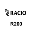 �������: ���������� ������������ �� ������������ Racio R200 (���)