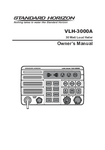 �������: ���������� ������������ �� ������� ���������� Standard Horizon VLH-3000A (ENG)