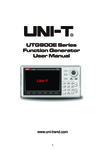 �������: ���������� ������������ �� ���������� UNI-T UTG932E, UTG962E (ENG)