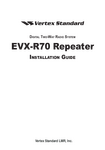 �������: ����������� ������������ �� ��������� ������������� Vertex Standard EVX-R70 (ENG)