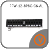 Hyperline PPW-12-8P8C-C6-AL