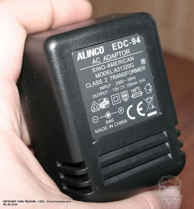 Зарядка Alinco EDC-94. Alinco EDC-94 Зарядка Alinco EDC-94
