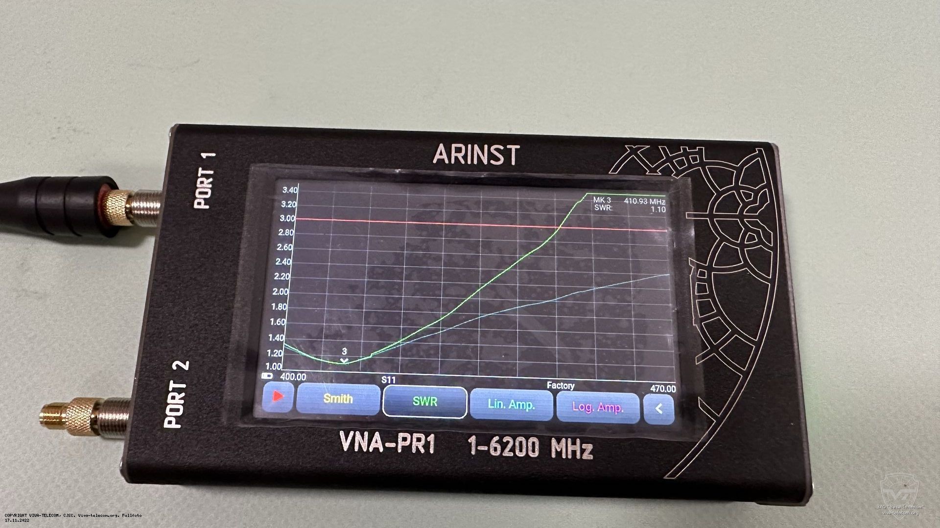 ������� ����������� Arinst VNA-PR1