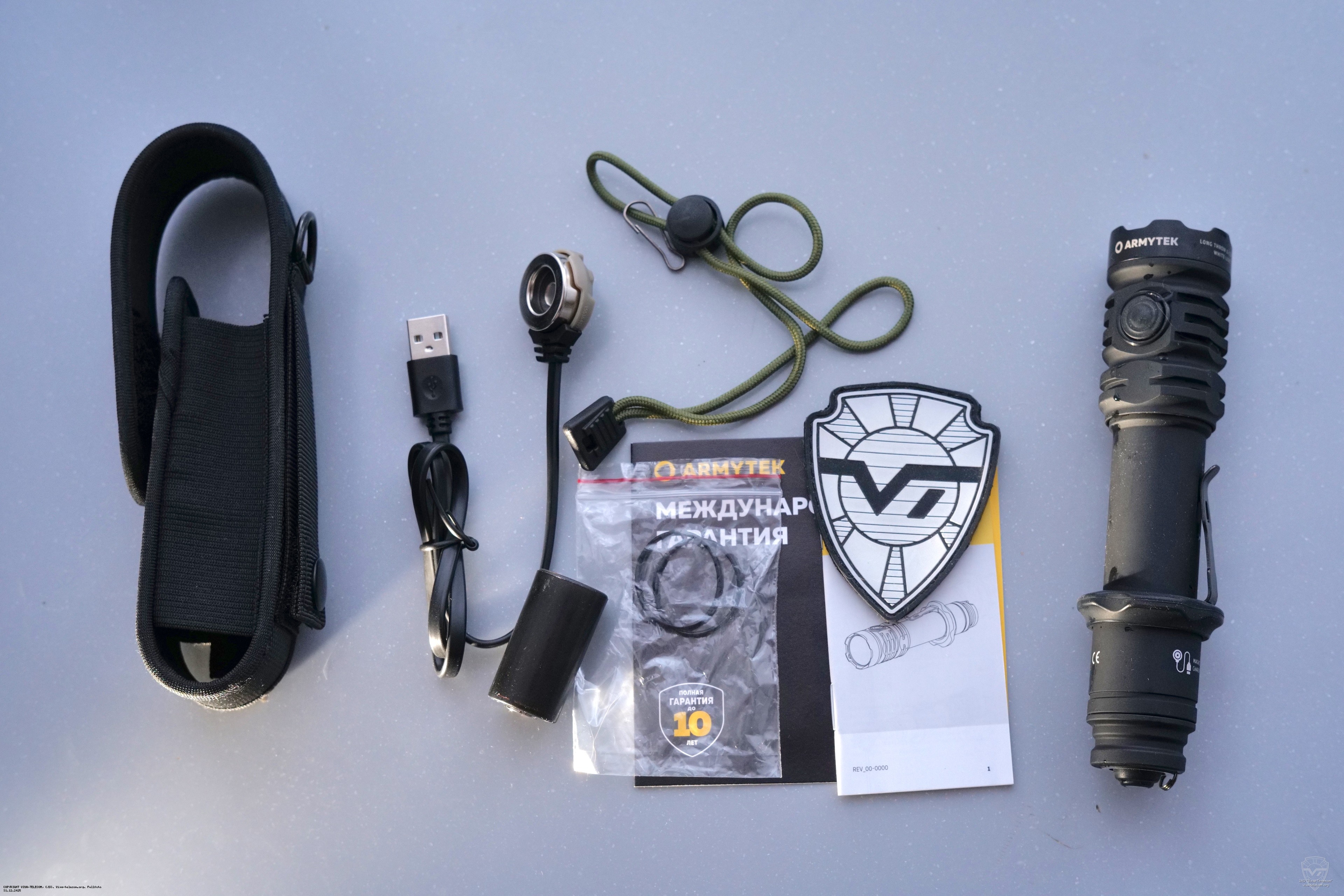 Комплектация фонаря Armytek Dobermann Pro Max. Armytek Dobermann Pro Max Комплектация фонаря Armytek Dobermann Pro Max