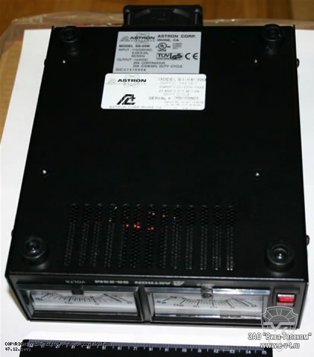 ���� ������� � ����������� ���������� � ���� Astron SS-25M