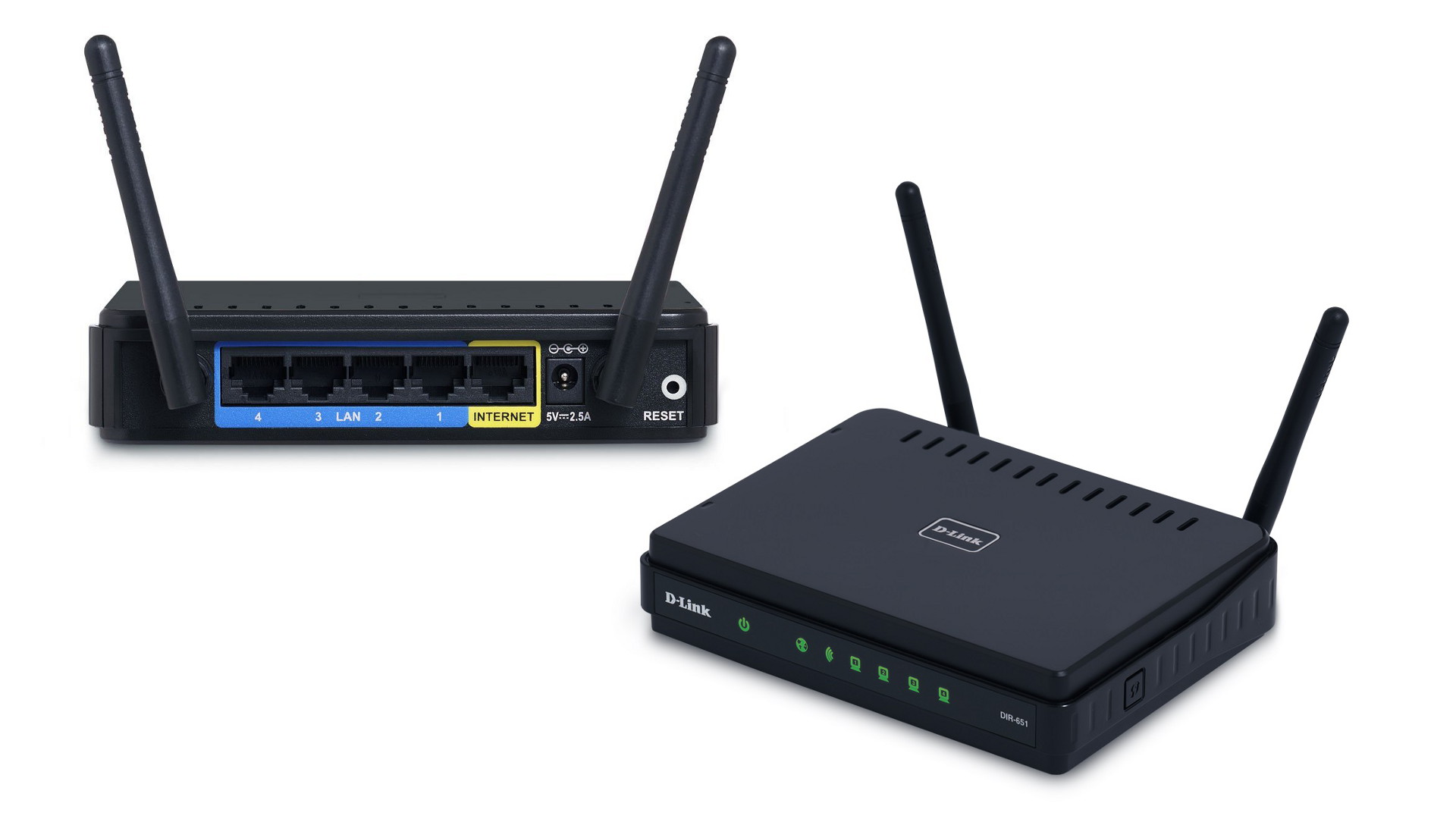 Интернет WIFi маршрутизатор D-Link DIR-651/A/A2A с 4 гигабитными портами  10/100/1000BASE-TX Ethernet