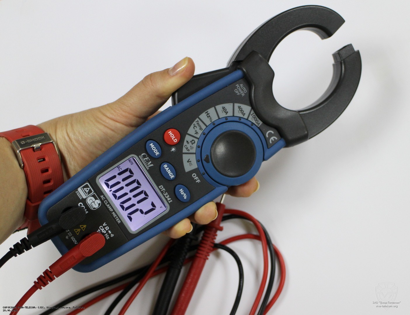 Раскрыв клещей CEM DT-3341. CEM DT-3341 Раскрыв клещей CEM DT-3341