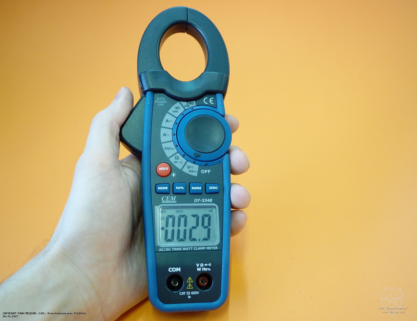 ������� ���, ������ � ���� ������ CEM DT-3348