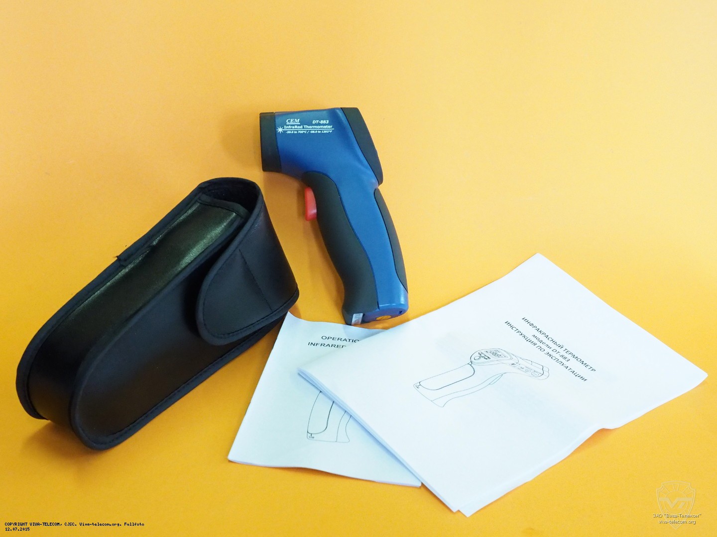 Комплектация пирометра CEM DT-883. CEM DT-883 Комплектация пирометра CEM DT-883