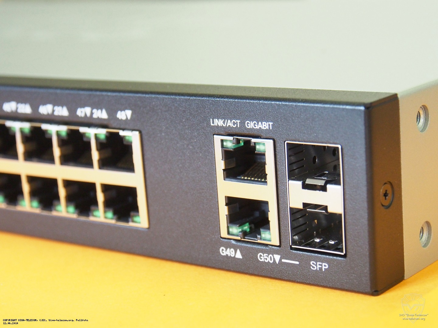 ���������� ����� ����������� Cisco SG200-50