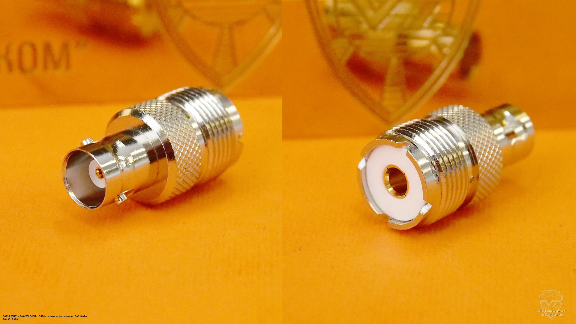 Переходник (адаптер) BNC (female/ мама) - UHF (female/ мама). Multicom Tronic BNC (f) - UHF (f) Переходник (адаптер) BNC (female/ мама) - UHF (female/ мама)