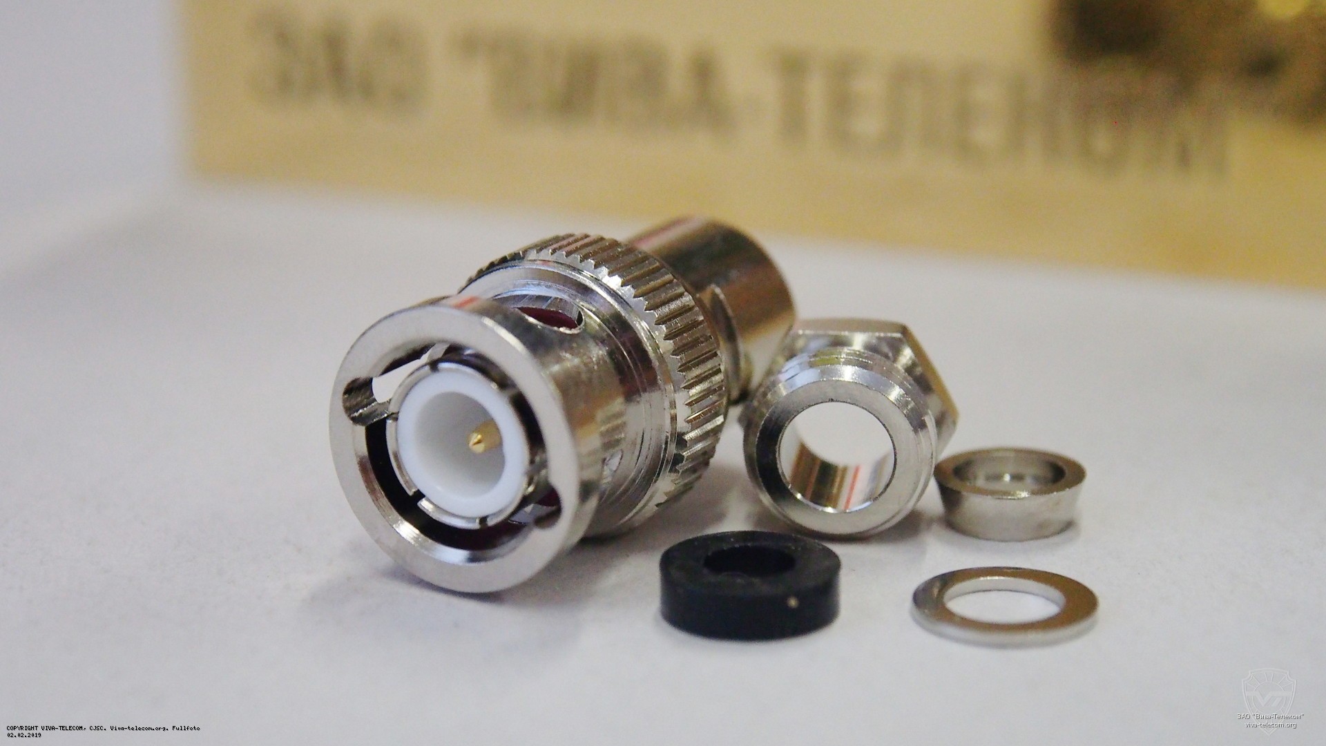 ������ BNC, ���� (�����) male, ������� �����������, ��� ������������ ������ RG-58/U