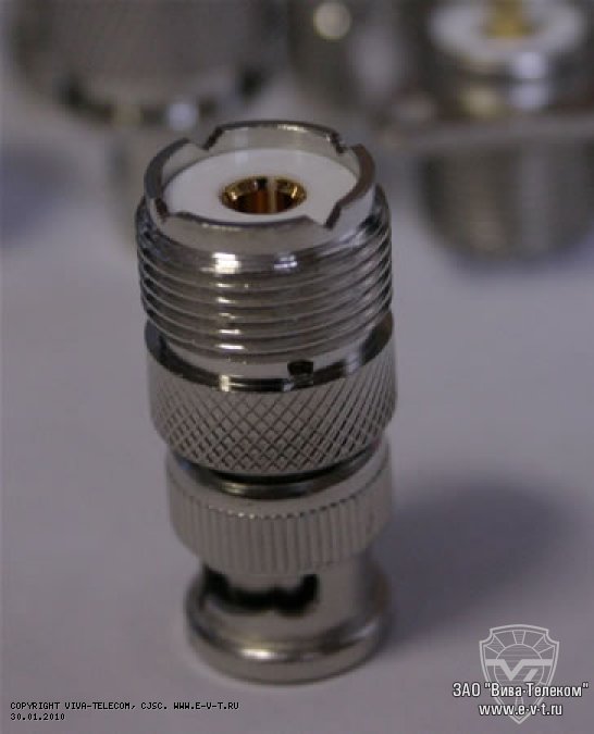 ���������� BU-312. BNC (male) - UHF (female)