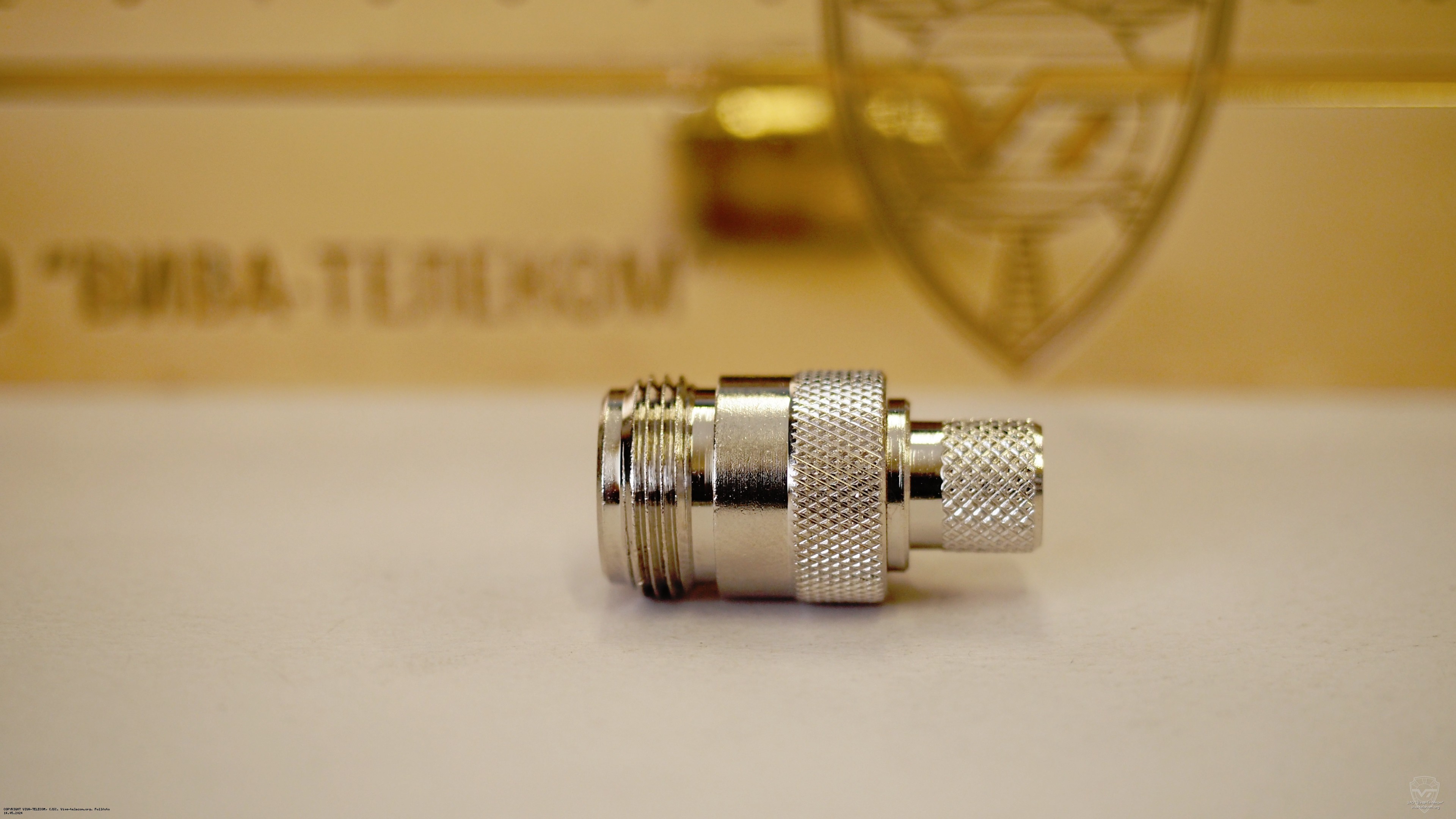 Вид сбоку разъем N-211B. Multicom Tronic N (f) RG8 / RG213 обжимка Вид сбоку разъем N-211B