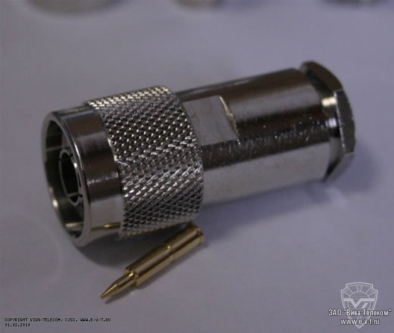 N (male) RG-8, RG-213. Multicom Tronic N (m) RG8 / RG213 пайка N (male) RG-8, RG-213