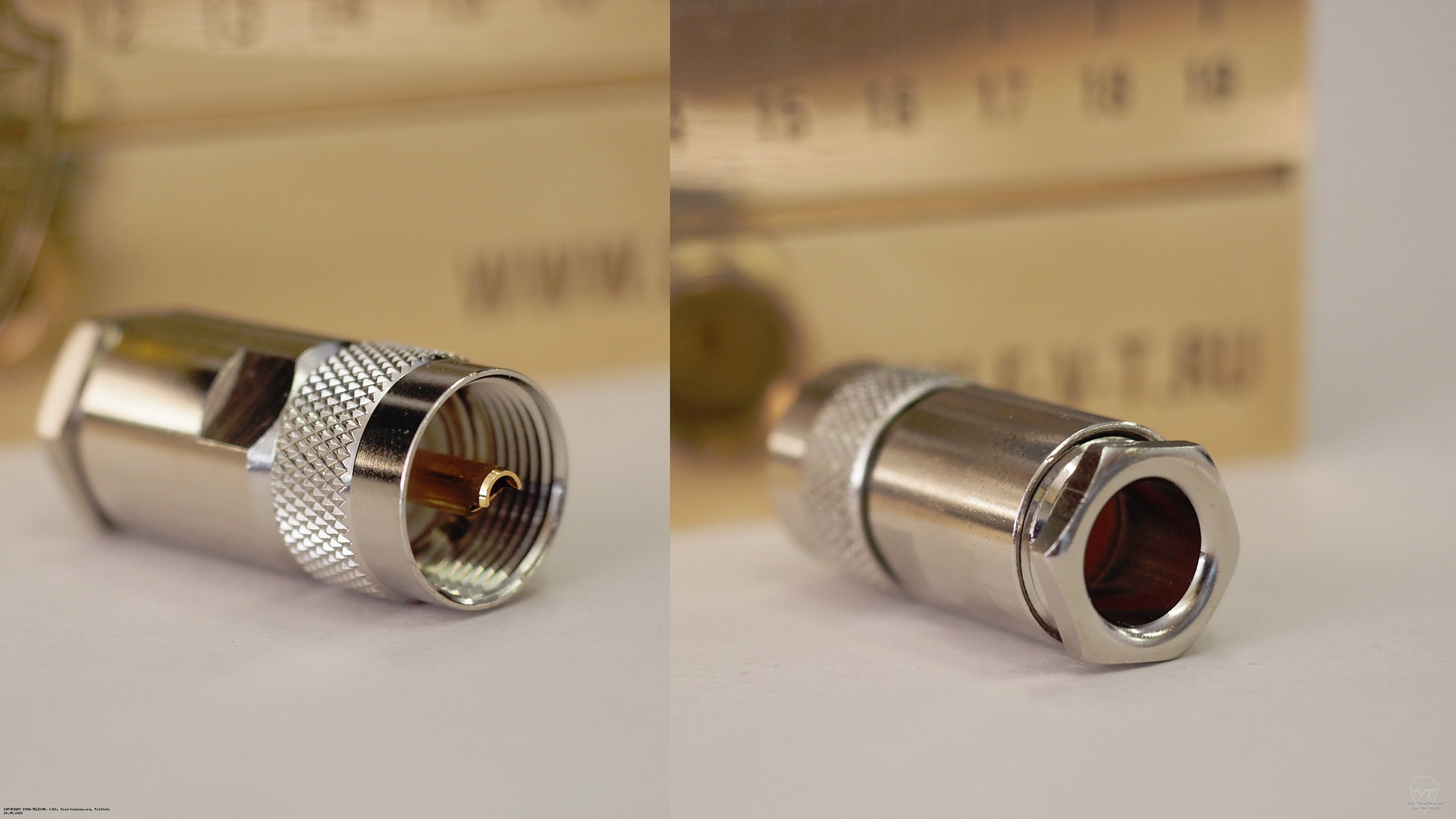 Разъем U-112B UHF(вилка) для кабеля RG8/RG213. Multicom Tronic UHF (m) RG8 / RG 213 гайка Разъем U-112B UHF(вилка) для кабеля RG8/RG213