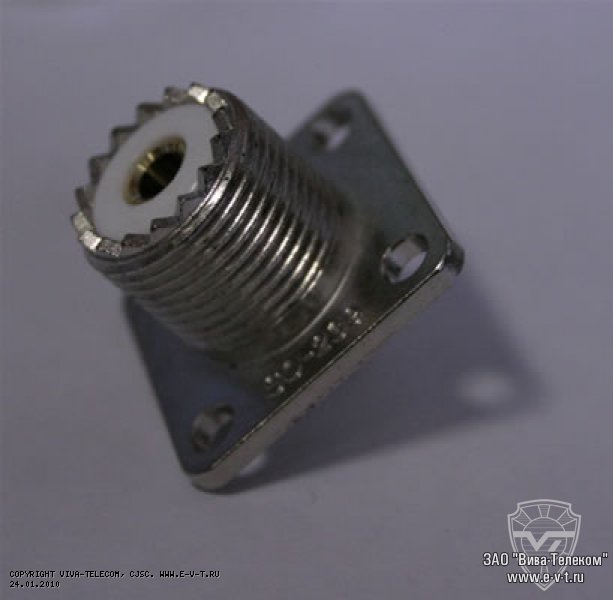 Высокочастотные разъемы. UHF (розетка) на приборный блок с винтовым креплением. Multicom Tronic UHF (f) приборный блок, винты Высокочастотные разъемы. UHF (розетка) на приборный блок с винтовым креплением