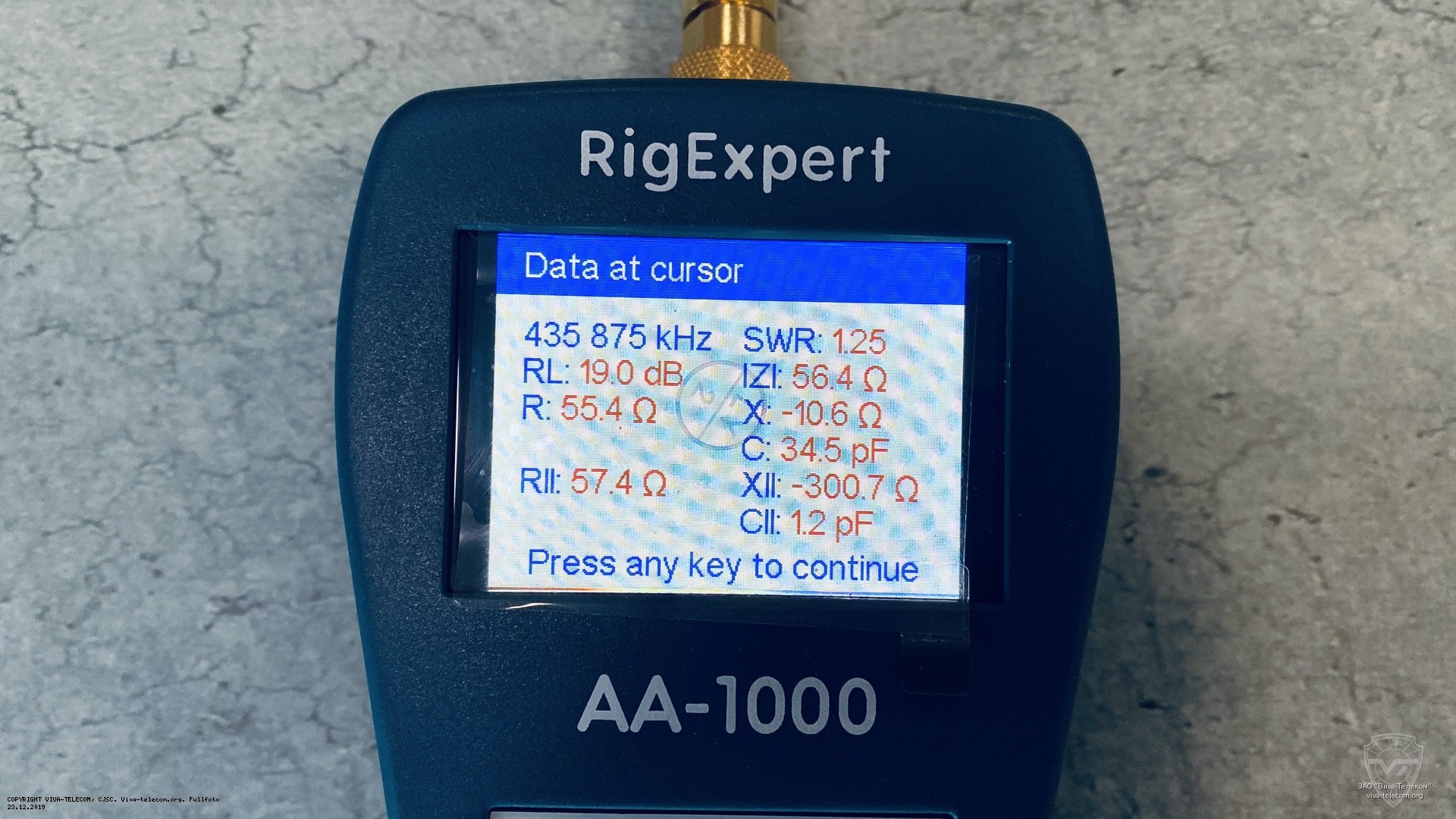 ����������� �������� ��� ������� Diamond SRH805S � 400-470 ���