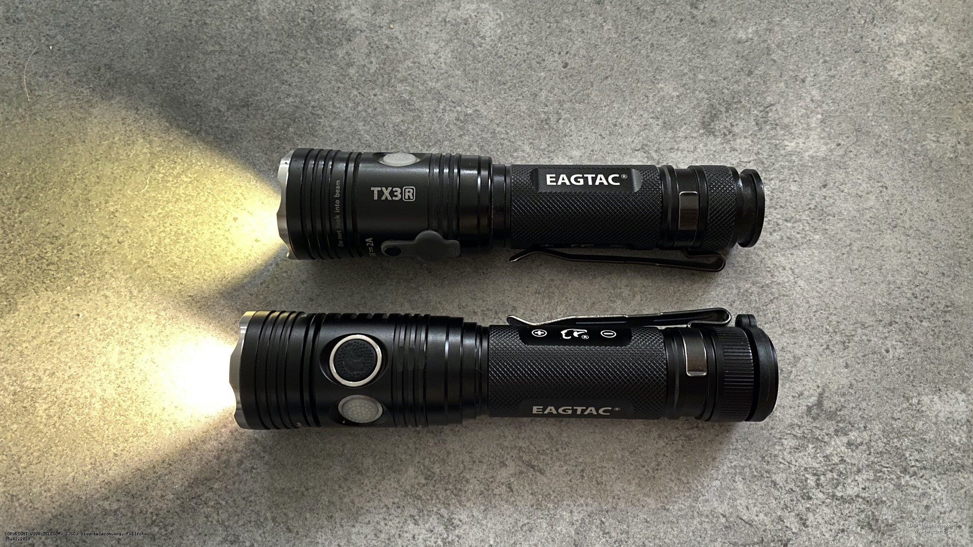 ��������� ������� EagleTac TX3V � TX3L Pro