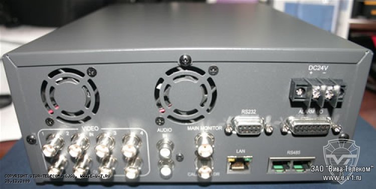 Видеорегистратор EVERFOCUS EDSR-400 H. Задняя панель. EverFocus EDSR-400/H Видеорегистратор EVERFOCUS EDSR-400 H. Задняя панель
