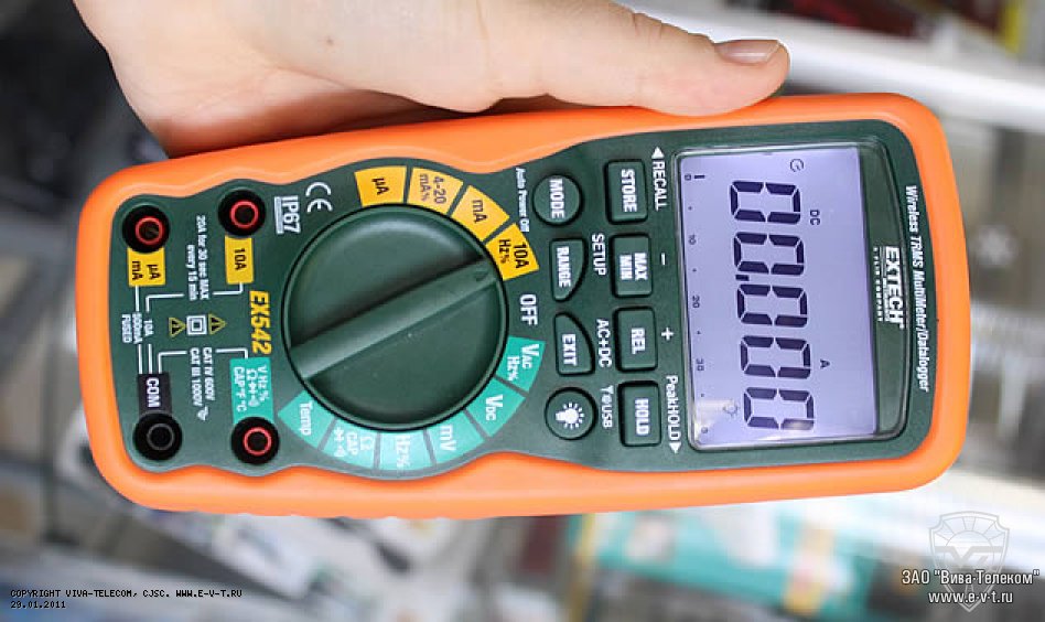 ������ ���������� ����������� Extech EX542