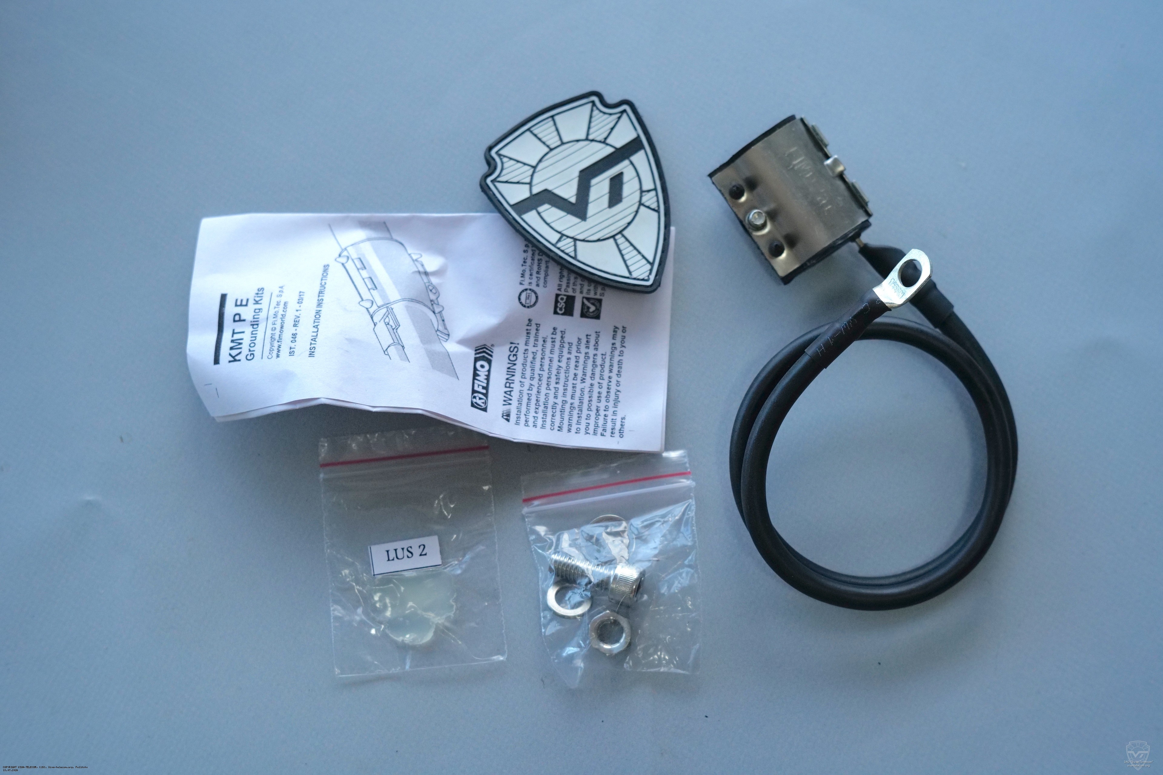 Комплектация комплекта заземления кабеля FIMO KMT-11-PE. FIMO KMT-11-PE Комплектация комплекта заземления кабеля FIMO KMT-11-PE