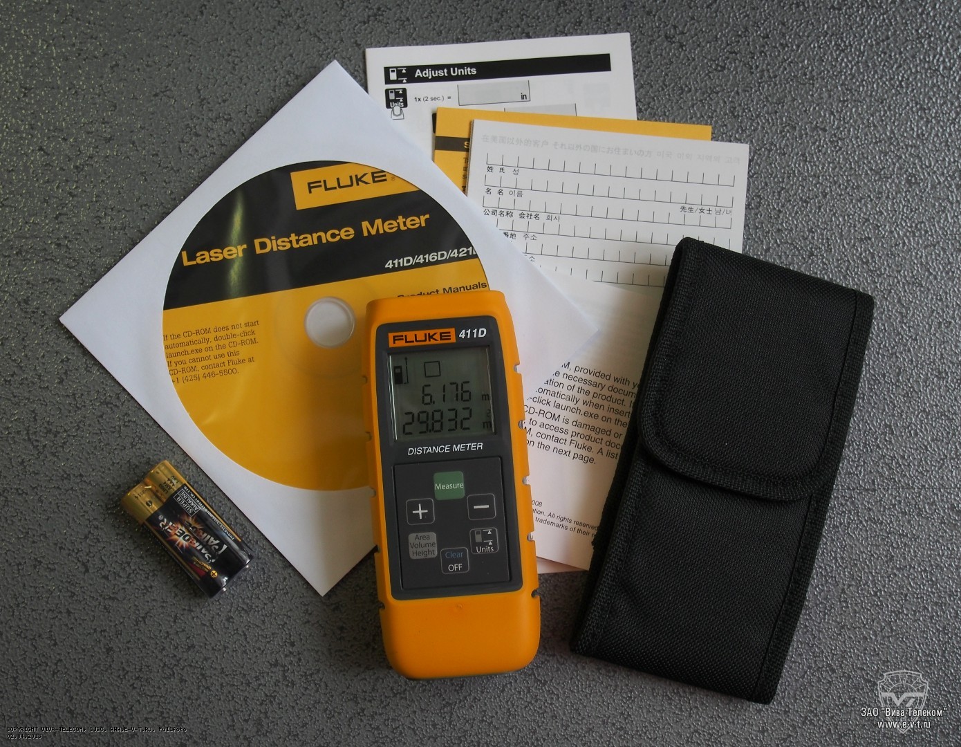 ������������ ���������� Fluke 411D