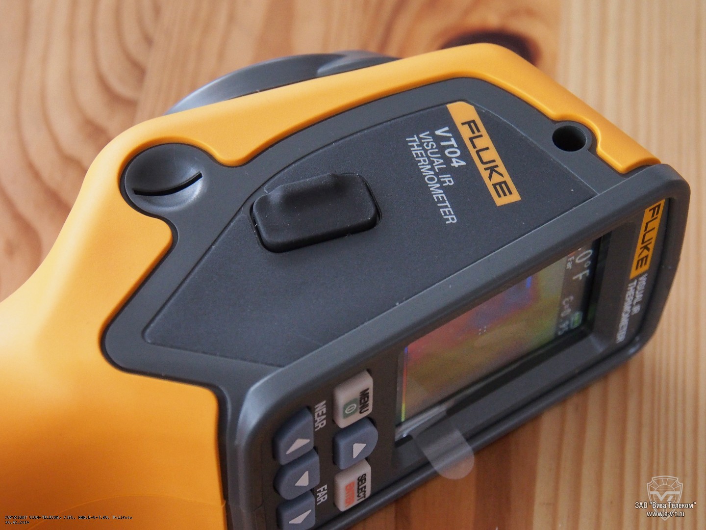 Левая сторона прибора Fluke VT04. Fluke VT04 Левая сторона прибора Fluke VT04
