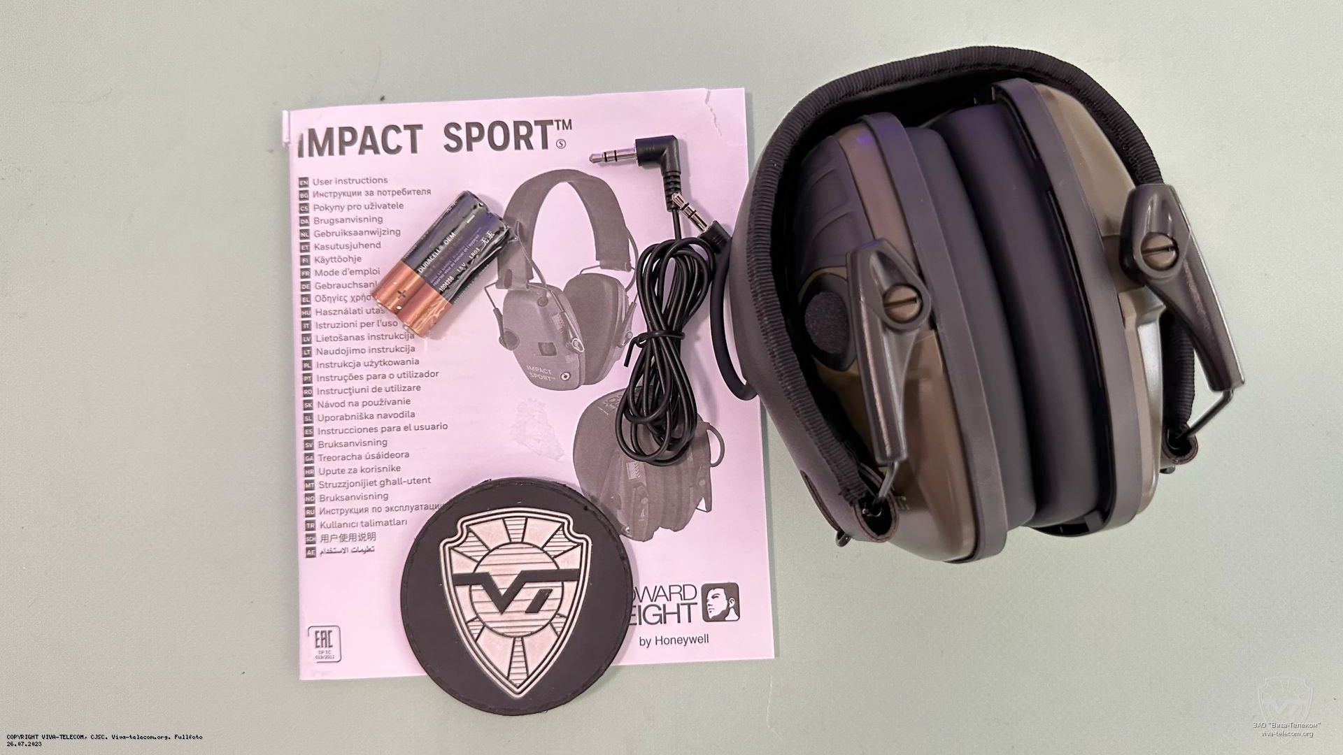 Комплектация наушников Howard Leight Impact Sport. Howard Leight Impact Sport Комплектация наушников Howard Leight Impact Sport