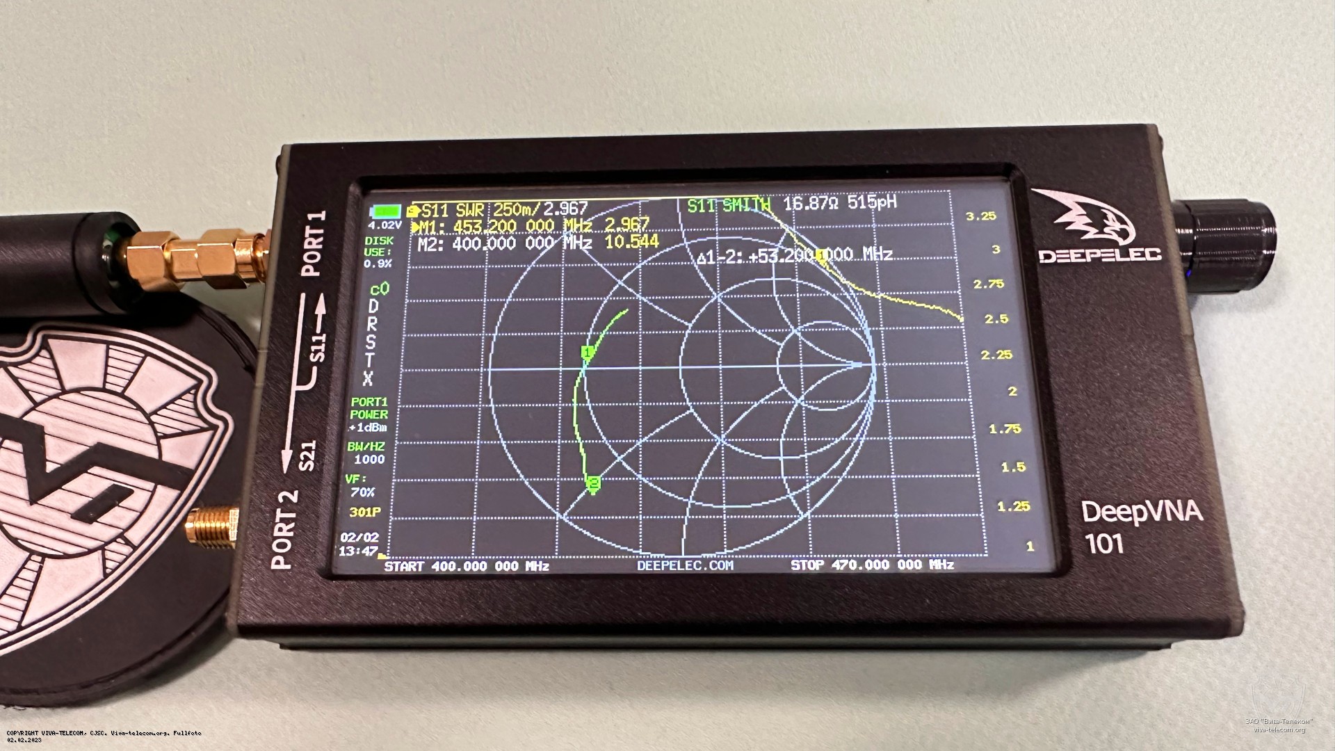 ������ ��� ������� Hytera AN0155H02 � ��������� 400-470 ���