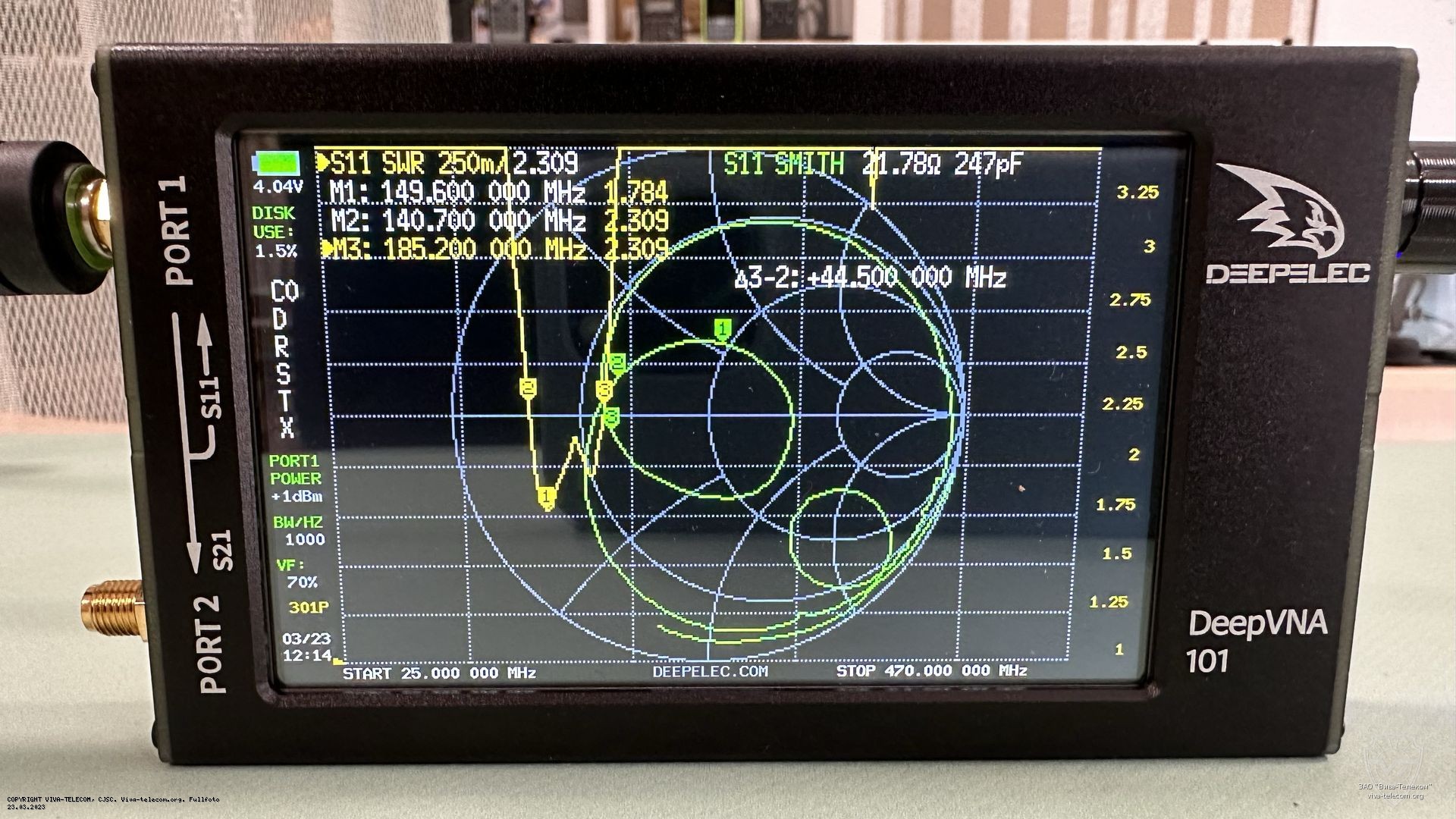 ������ ��� ������� Hytera AN0155H13 � ��������� 25-470 ���