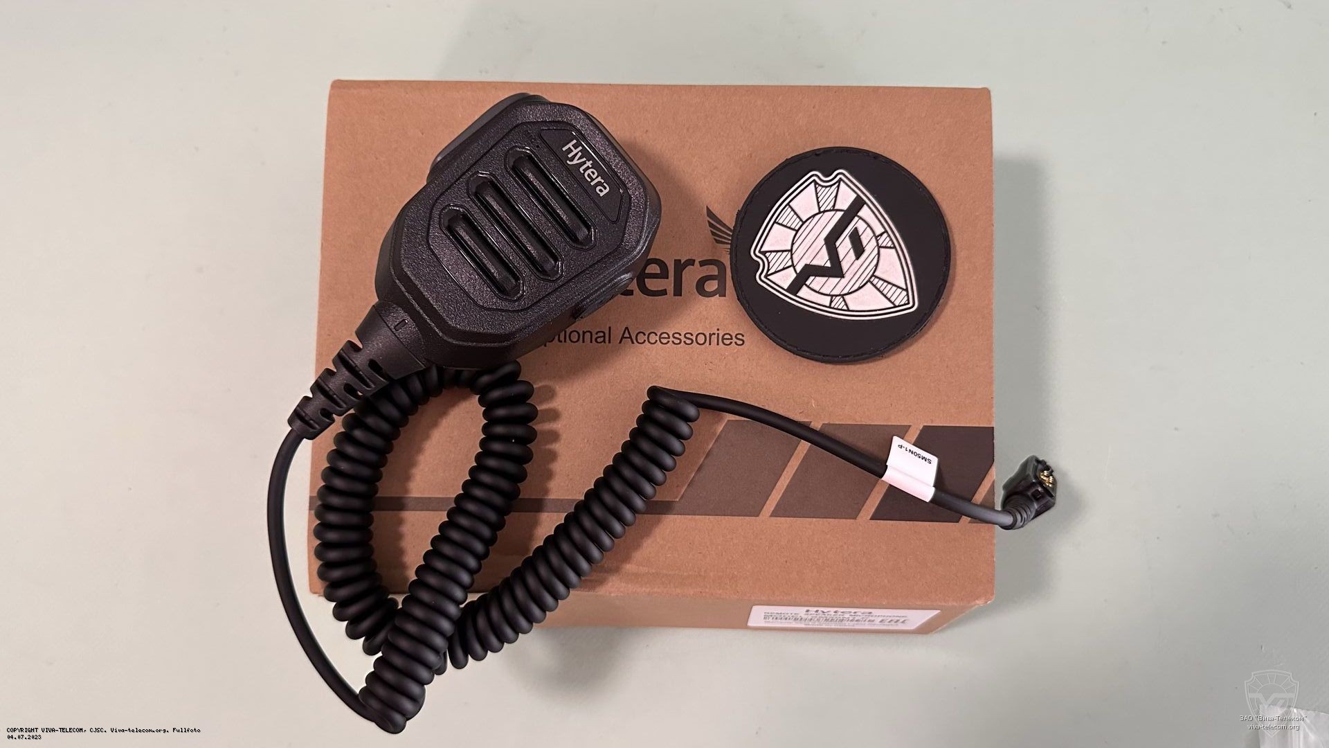 Комплект поставки спикер-микрофона Hytera SM50N1-P. Hytera SM50N1-P Комплект поставки спикер-микрофона Hytera SM50N1-P