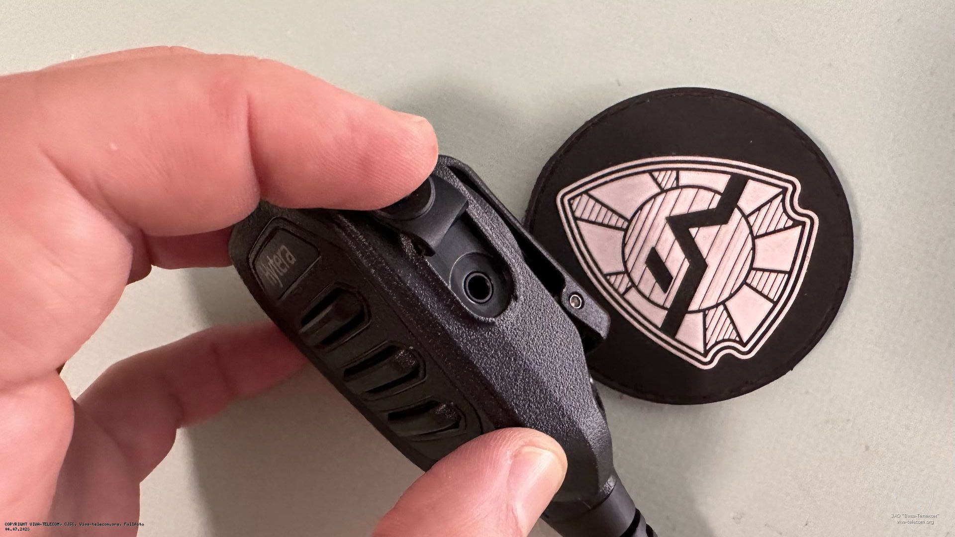 Выход на наушник динамика-микрофона Hytera SM50N1-P. Hytera SM50N1-P Выход на наушник динамика-микрофона Hytera SM50N1-P