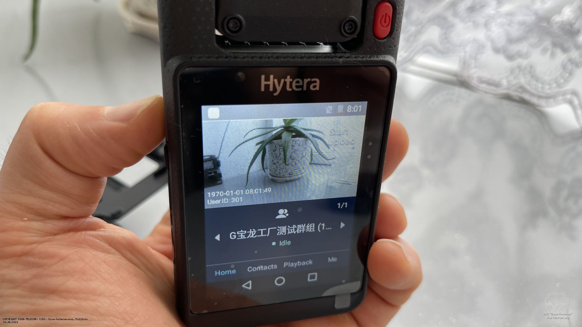 Запись видео на регистраторе Hytera VM780 | фотография от ЗАО Вива-Телеком