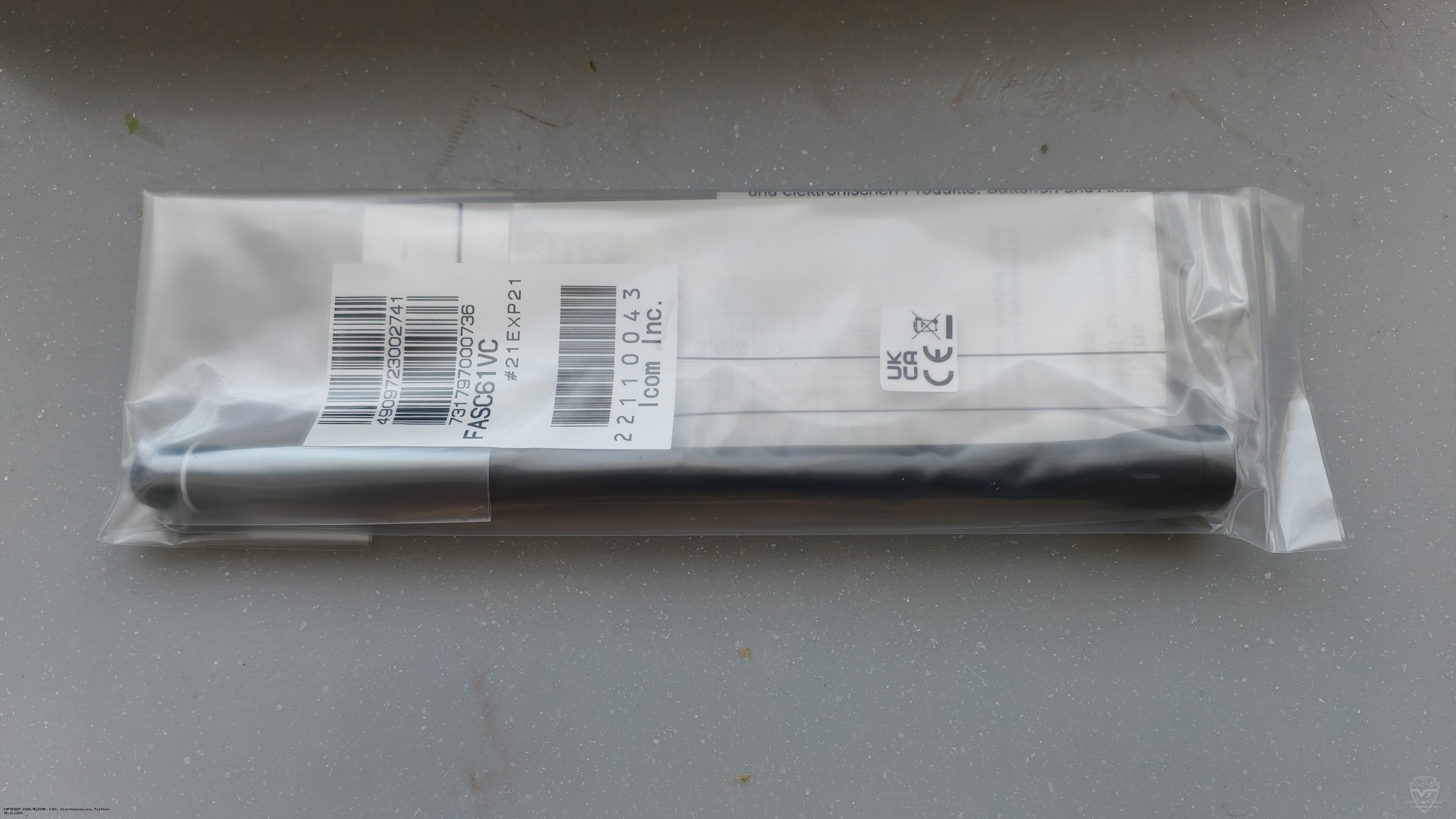 ����������� ������� Icom FA-SC61VC