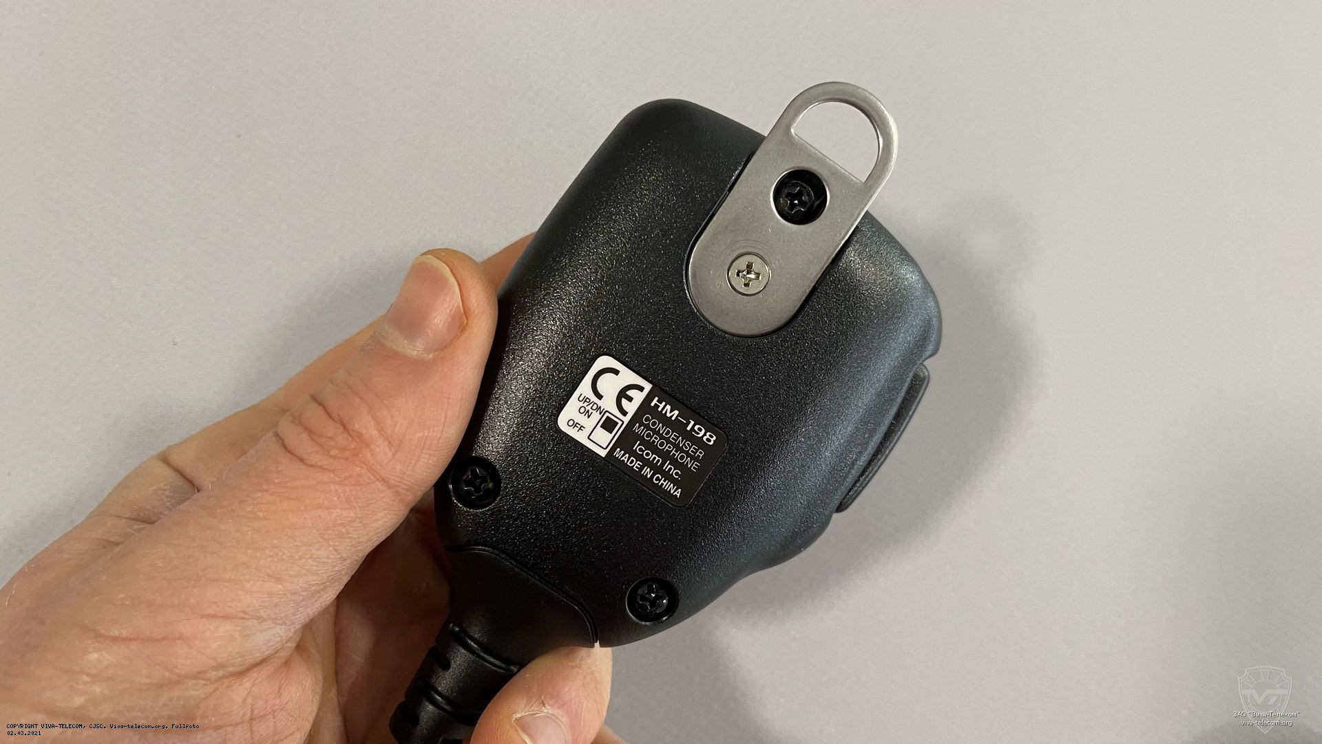 ��� ��������� Icom HM-198 �����