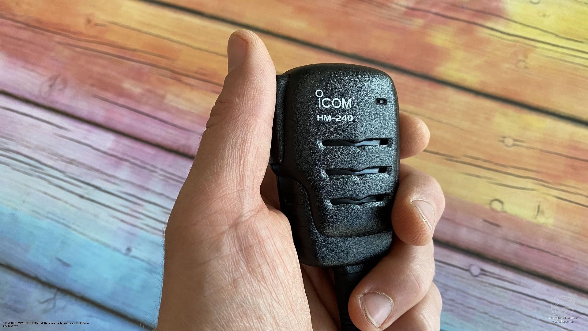 Передняя панель спикера Icom HM-240. Icom HM-240 Передняя панель спикера Icom HM-240