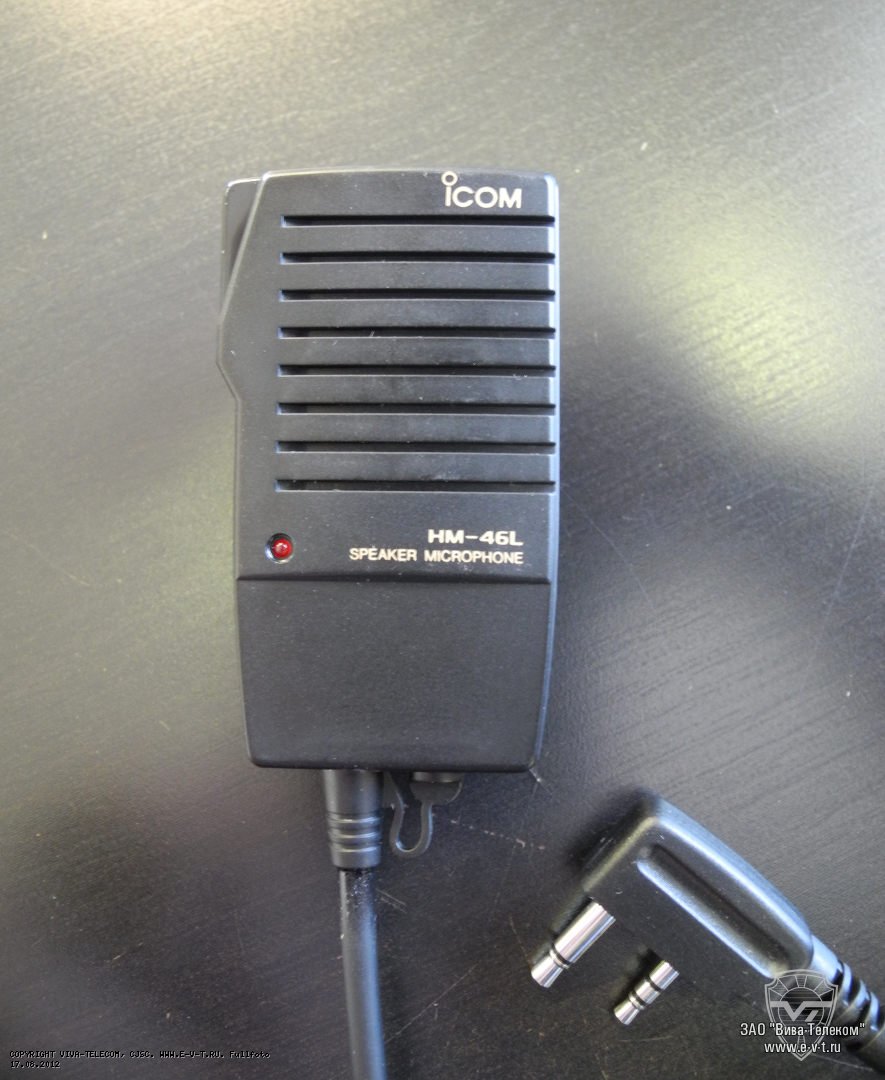 �������� ������ � ������ ��������� Icom HM-46L