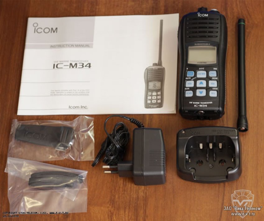 ������� ������������. Icom IC-M34. �������� ��������