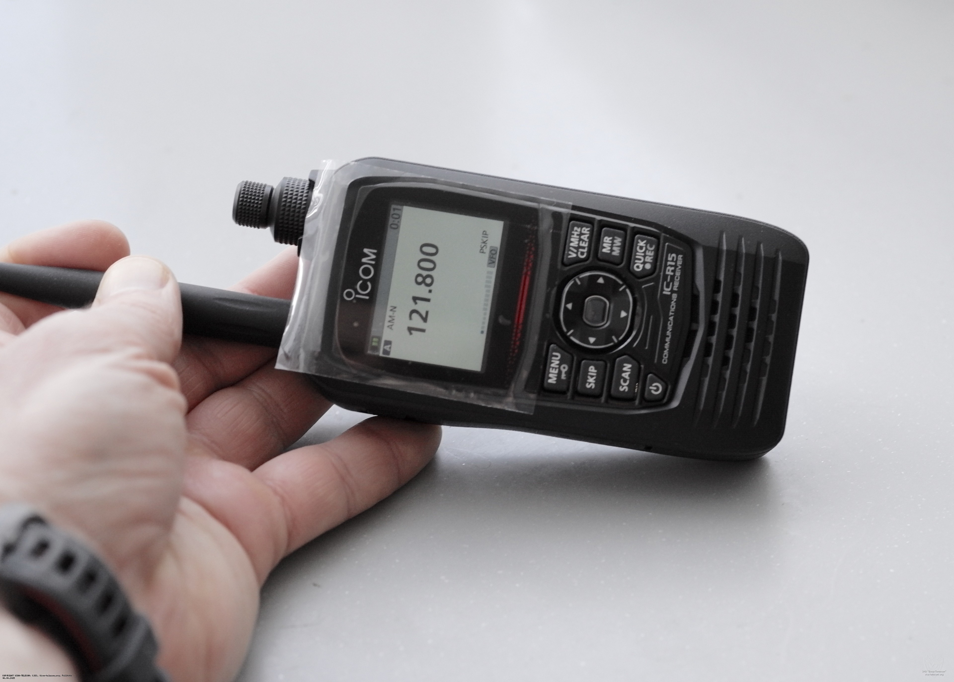 �������� ������ ��������� Icom IC-R15