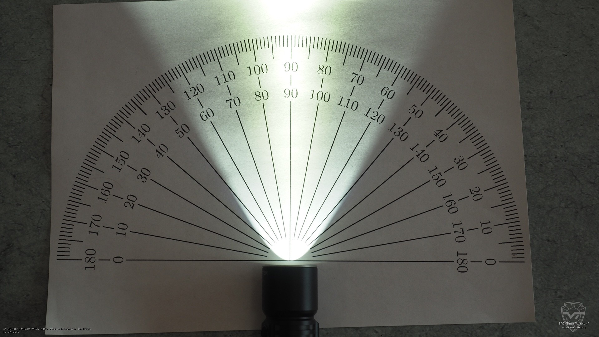 Луч фонаря Klarus ST15R. Klarus ST15R Луч фонаря Klarus ST15R
