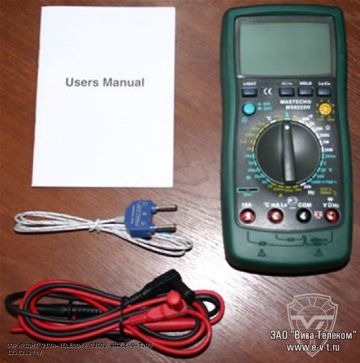 ���������� �������� Mastech MS8222H. ������������.