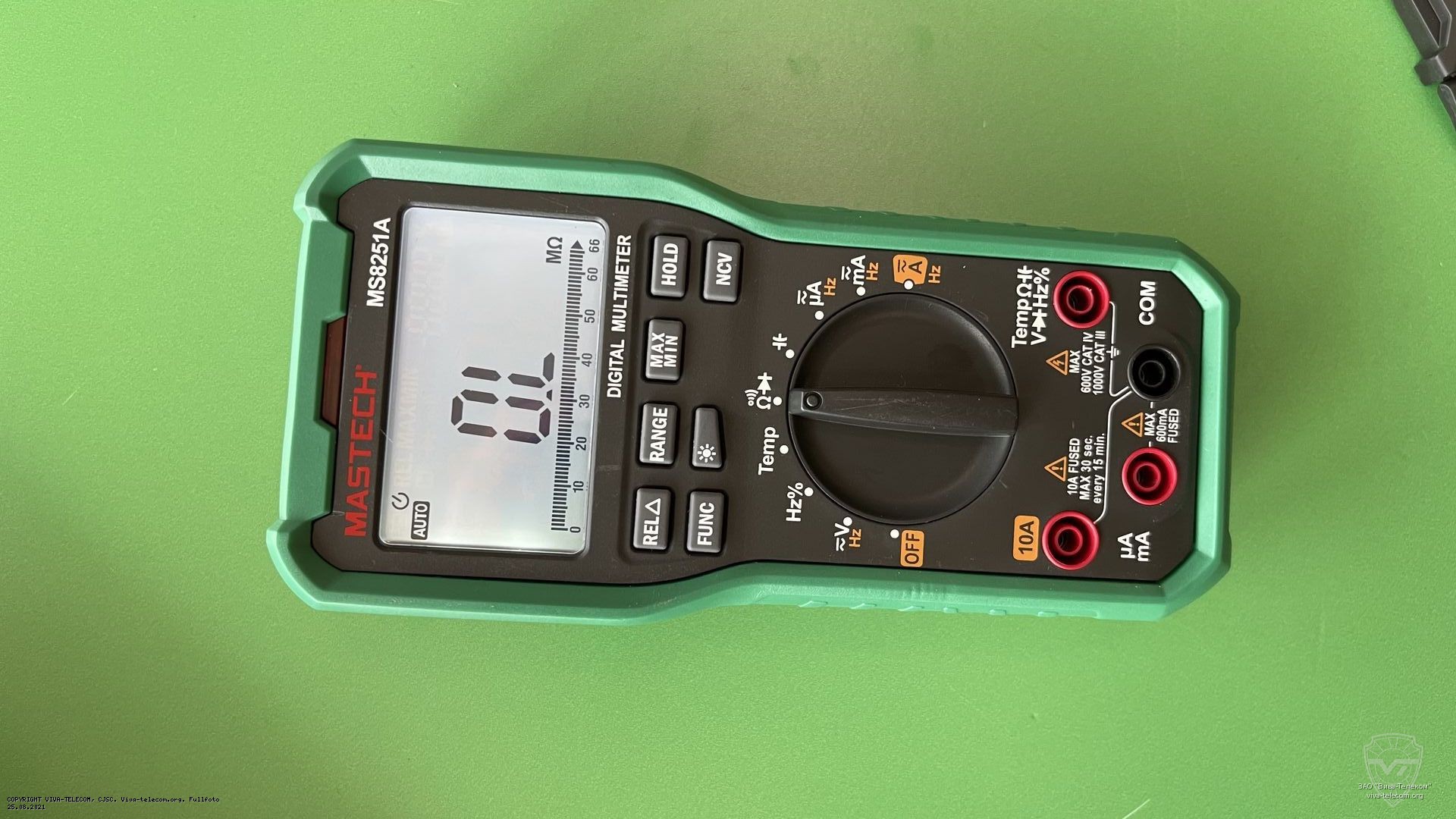 �������� ������ ����������� Mastech MS8251A