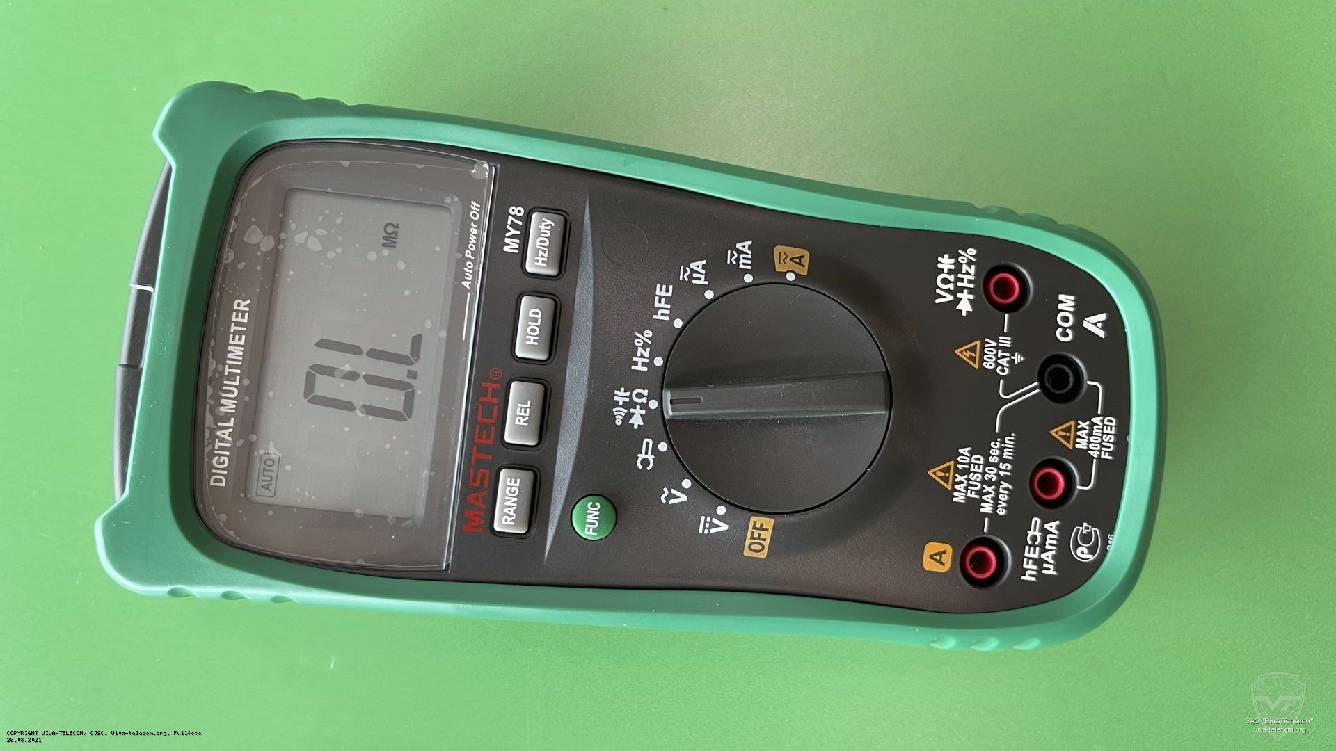 �������� ������ ����������� Mastech MY78