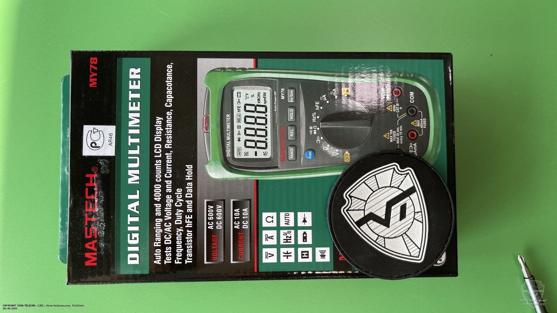 �������� ����������� Mastech MY78